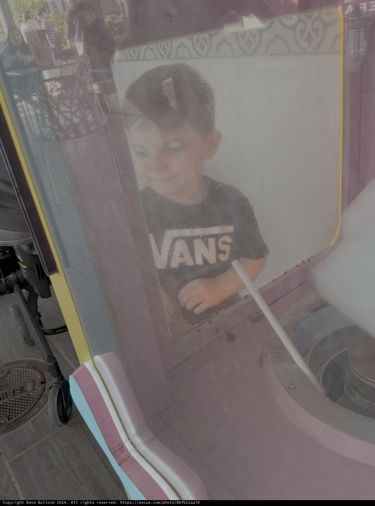 Child Enjoying Carnival Ride Experience