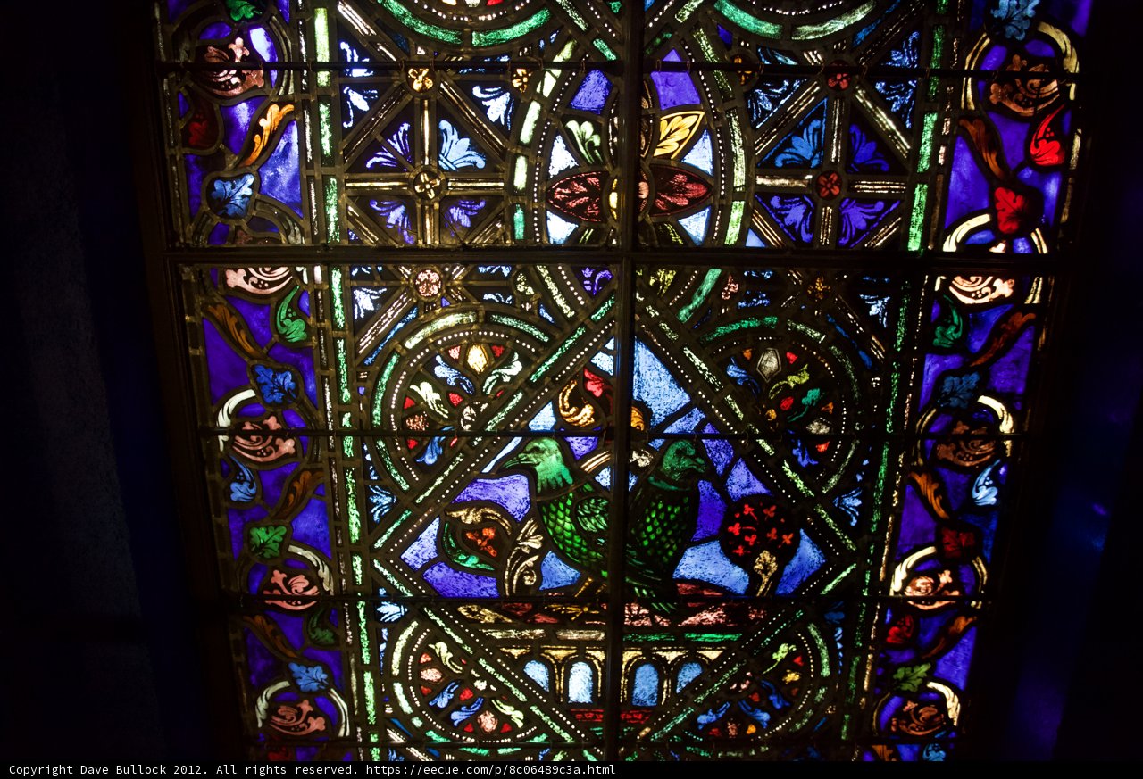 The Wondrous Stained Glass Window at The Church of the Holy Cross