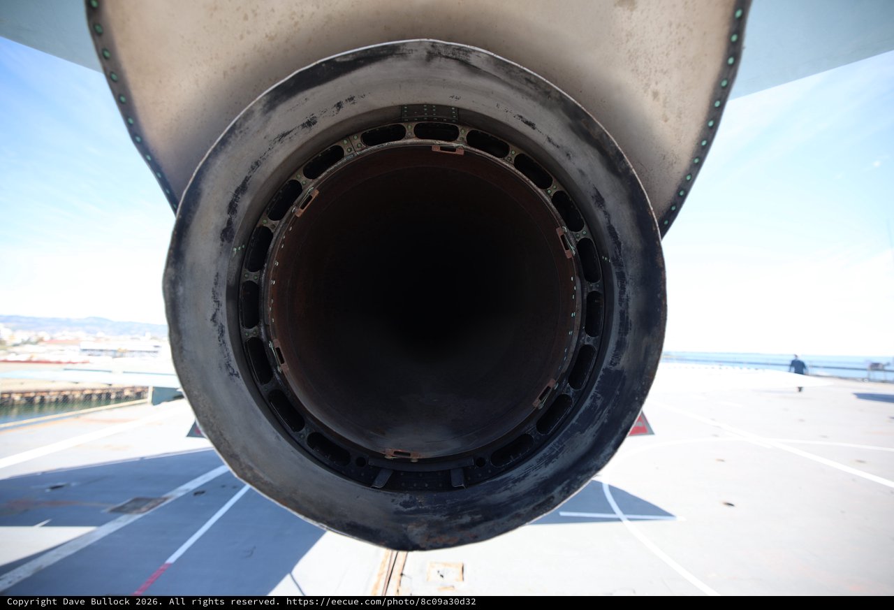 Inside the Jet Engine - Close-up View