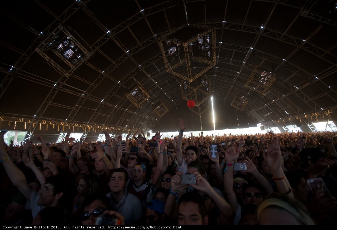Electrifying Crowd at Coachella Concert