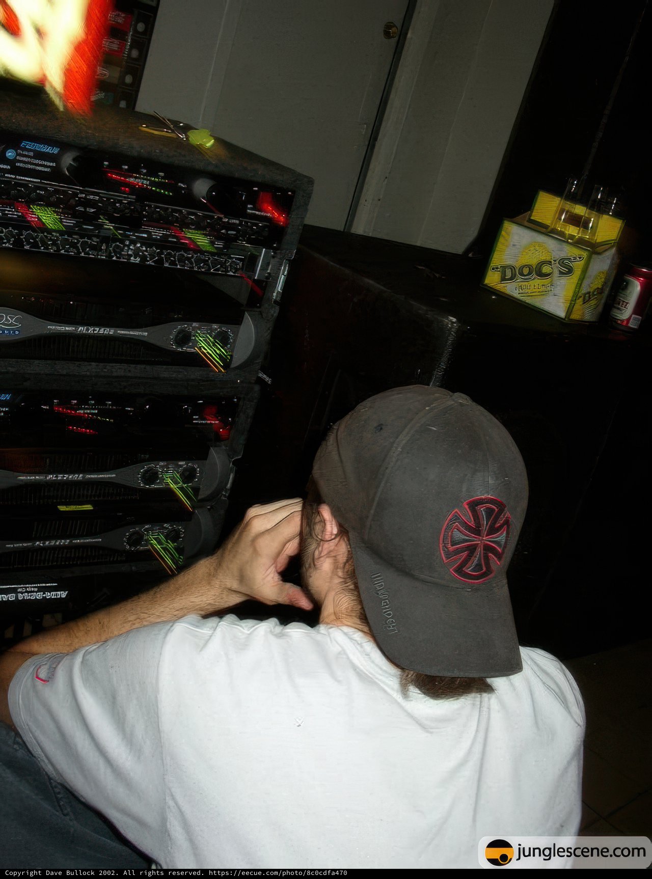 Speaker-Sitting Deejay