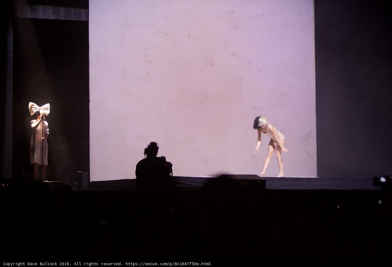 On Stage at Coachella