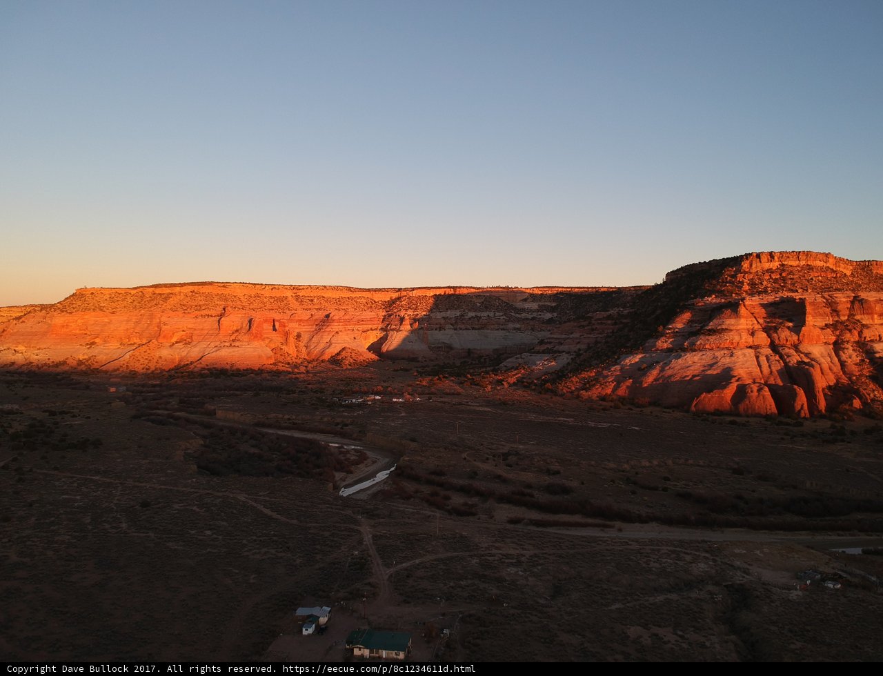 Red Cliffs Canyon Sunset