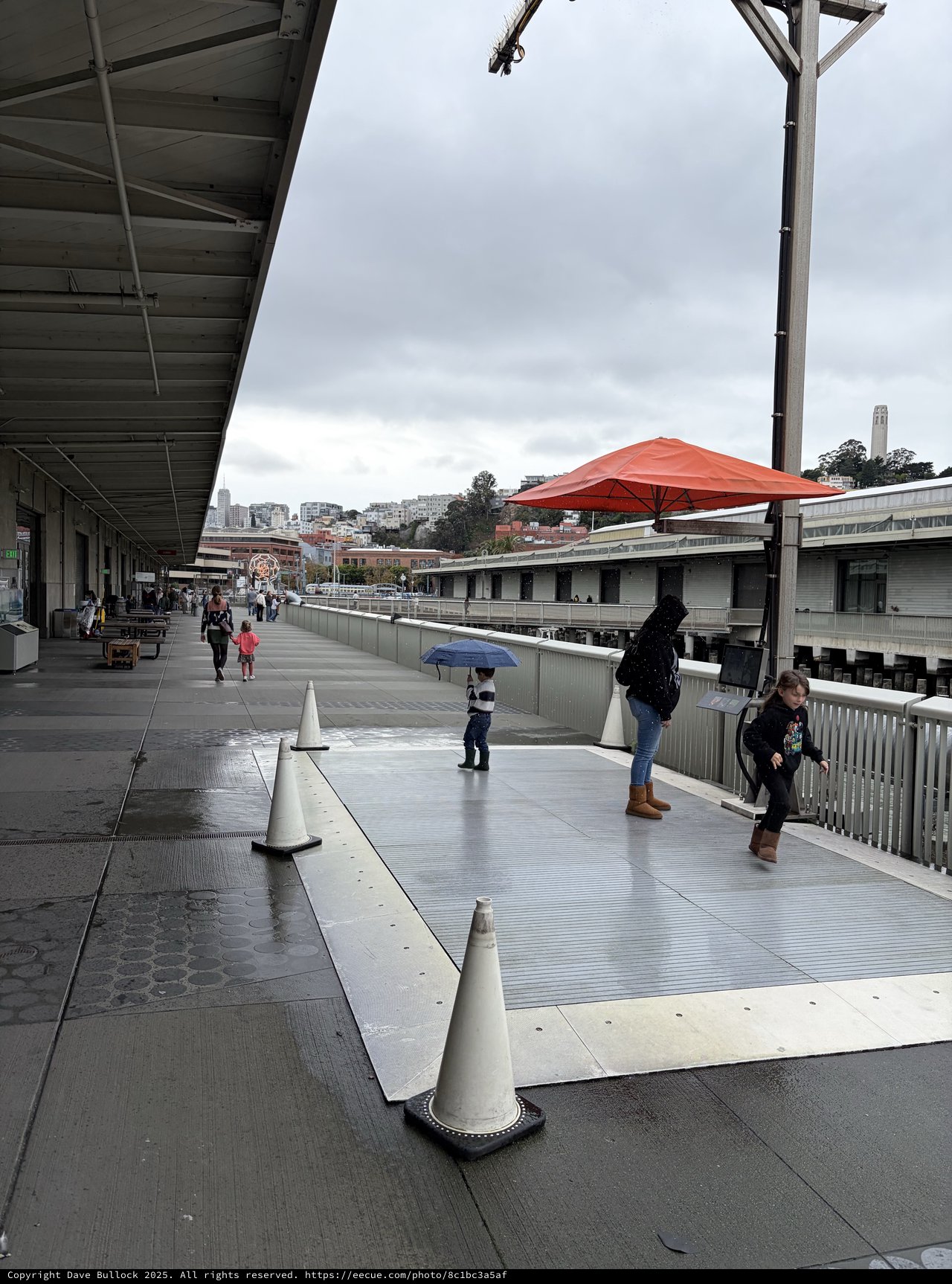 Overcast Day at San Francisco's Pier Complex