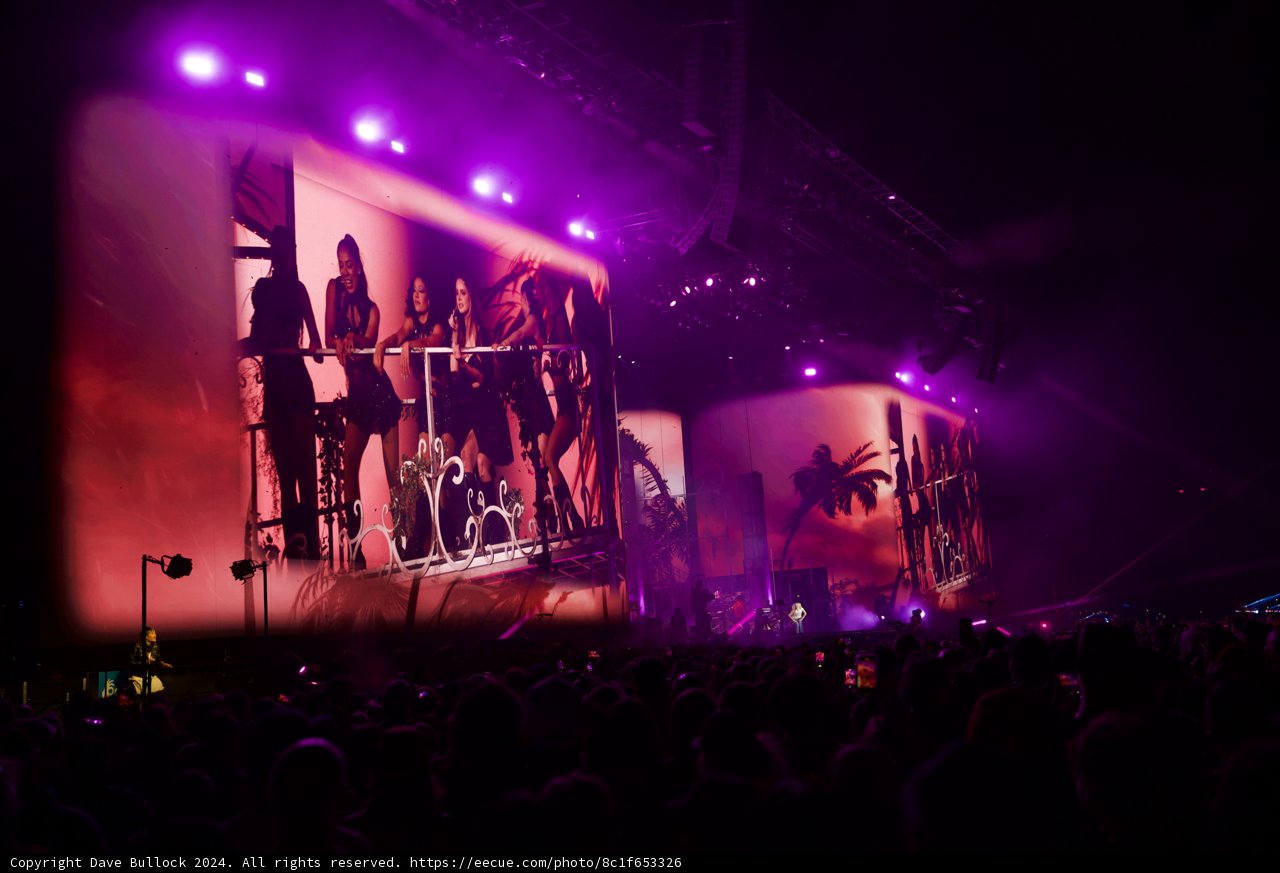 Electric Atmosphere Under Purple Skies: Coachella 2024