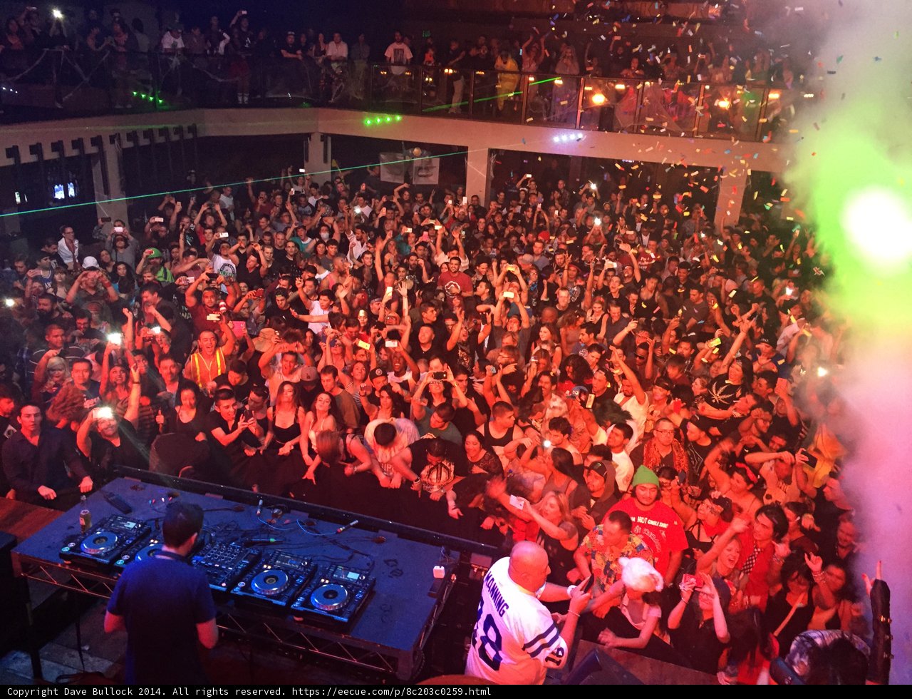 Nightclub Crowd Enjoys Deejay Performance by Kim Tai-chung