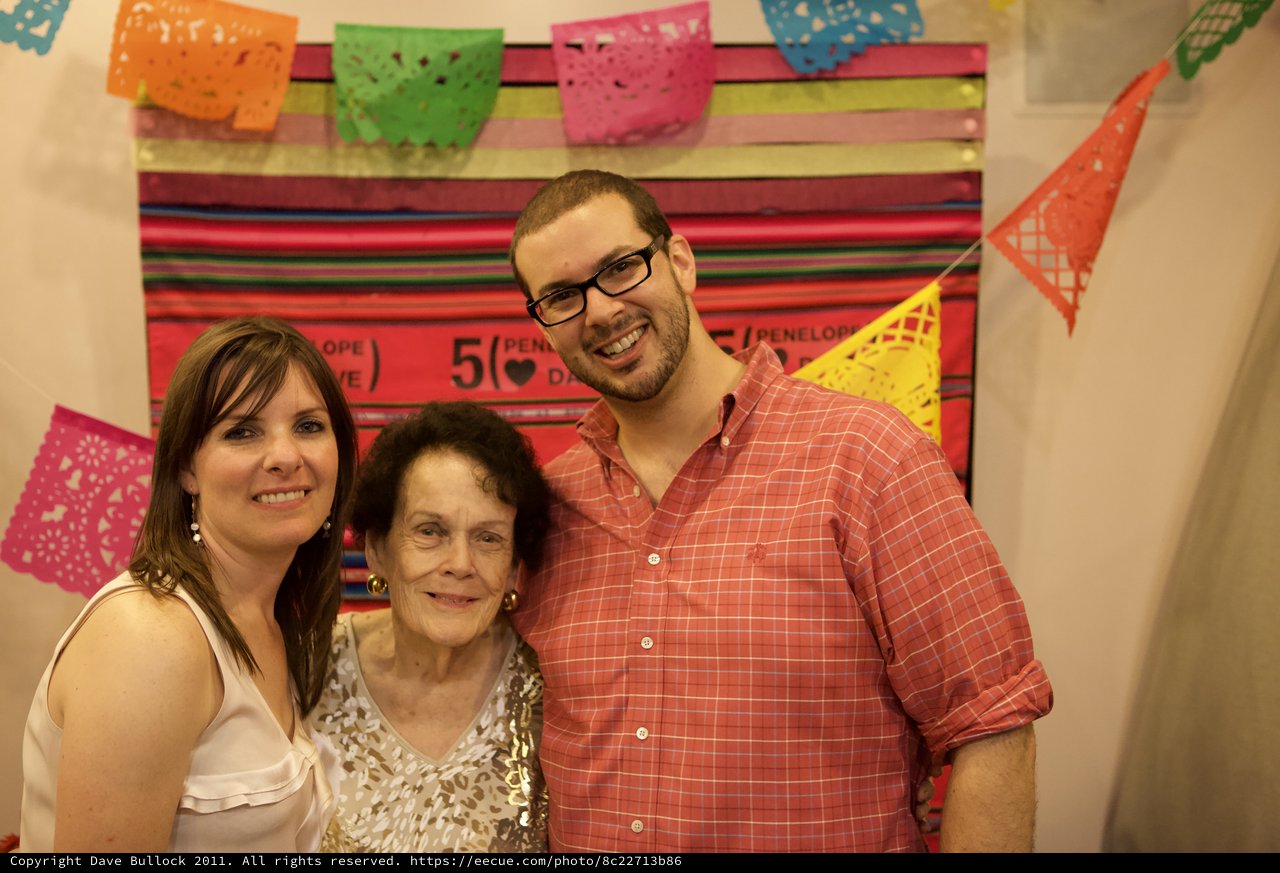 Three Generations Celebrate a Fiesta Anniversary Party