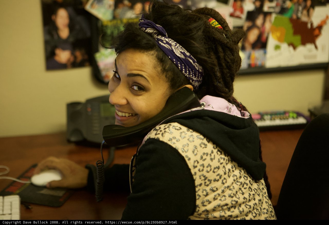 Working Hard at the APC Office