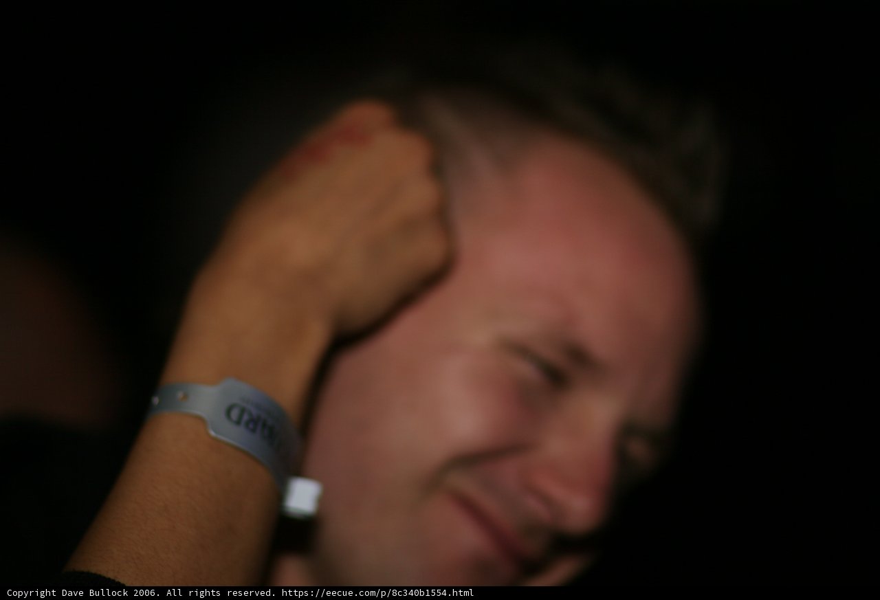 Anxious Man Listening