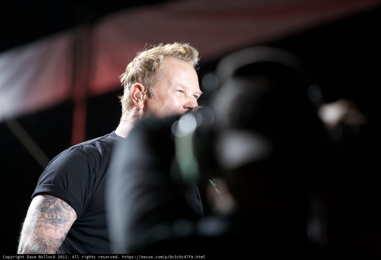 James Hetfield Rocks the Black Album at Big Four Festival