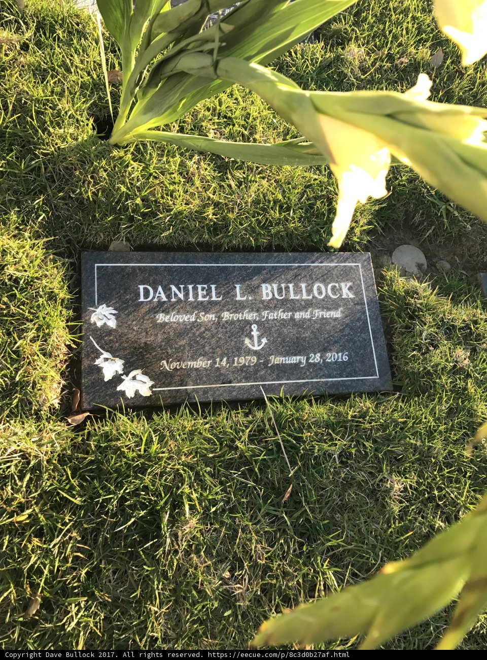 Daniel L Murlock's Final Resting Place