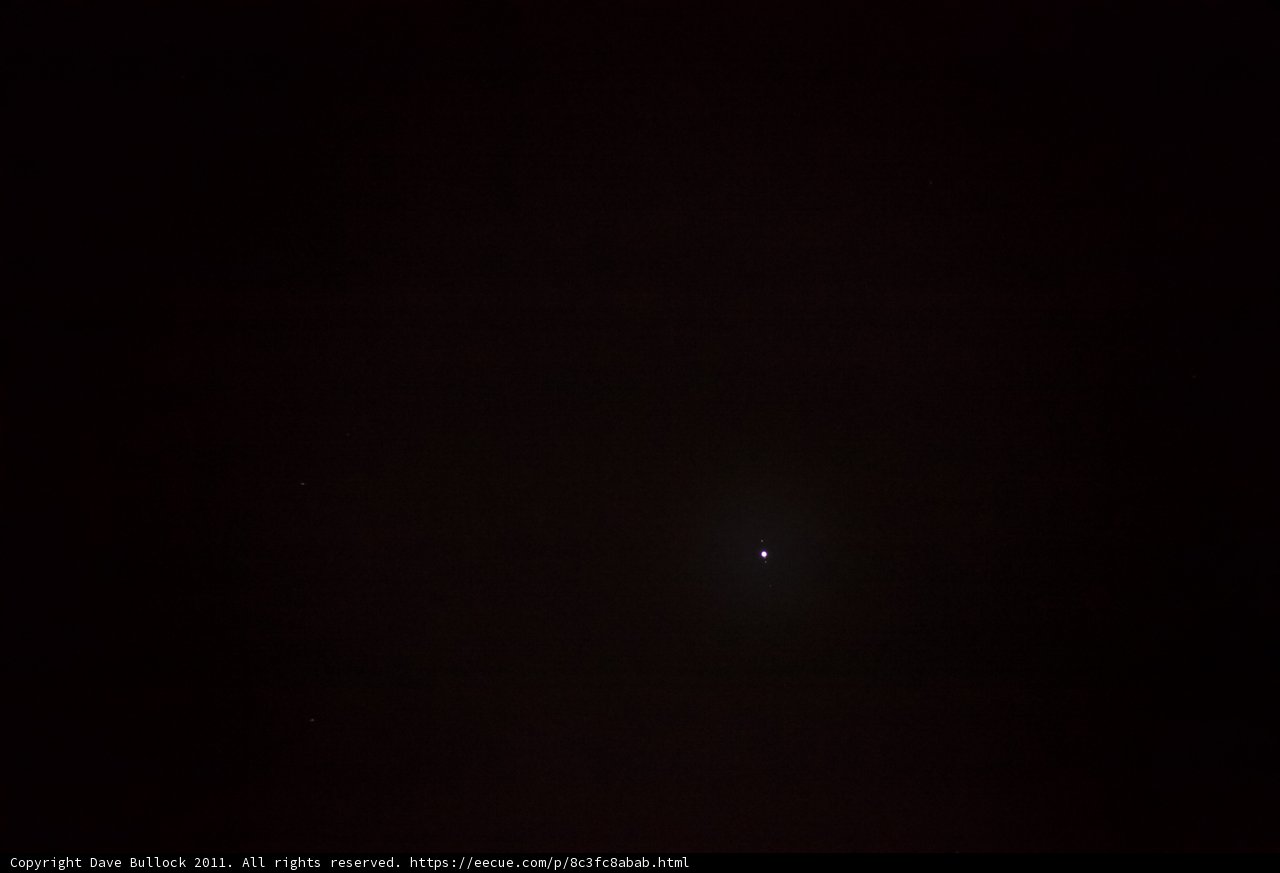 Lone Moon in the Night Sky