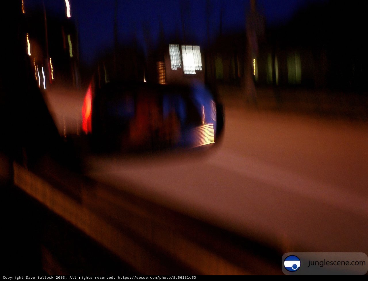 Blurry Drive Through the Tunnel