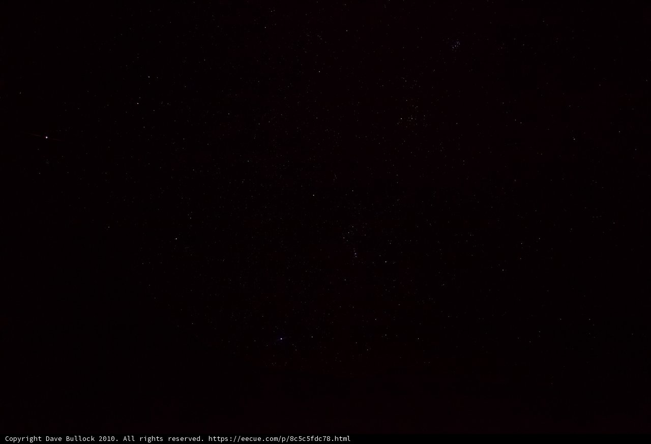 A Glimpse of the Starry Night