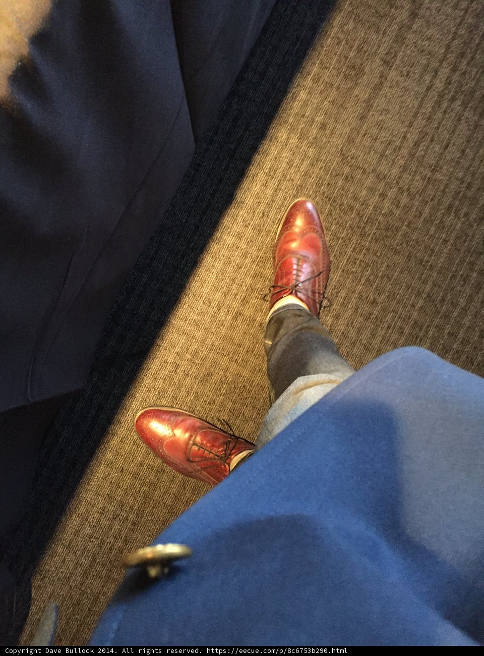 Red Shoes and a Suit