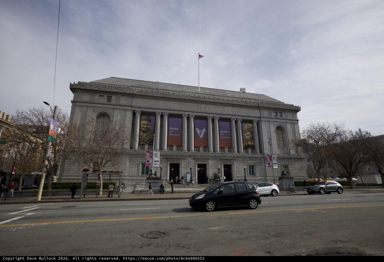 Asian Art Museum San Francisco on Overcast Day