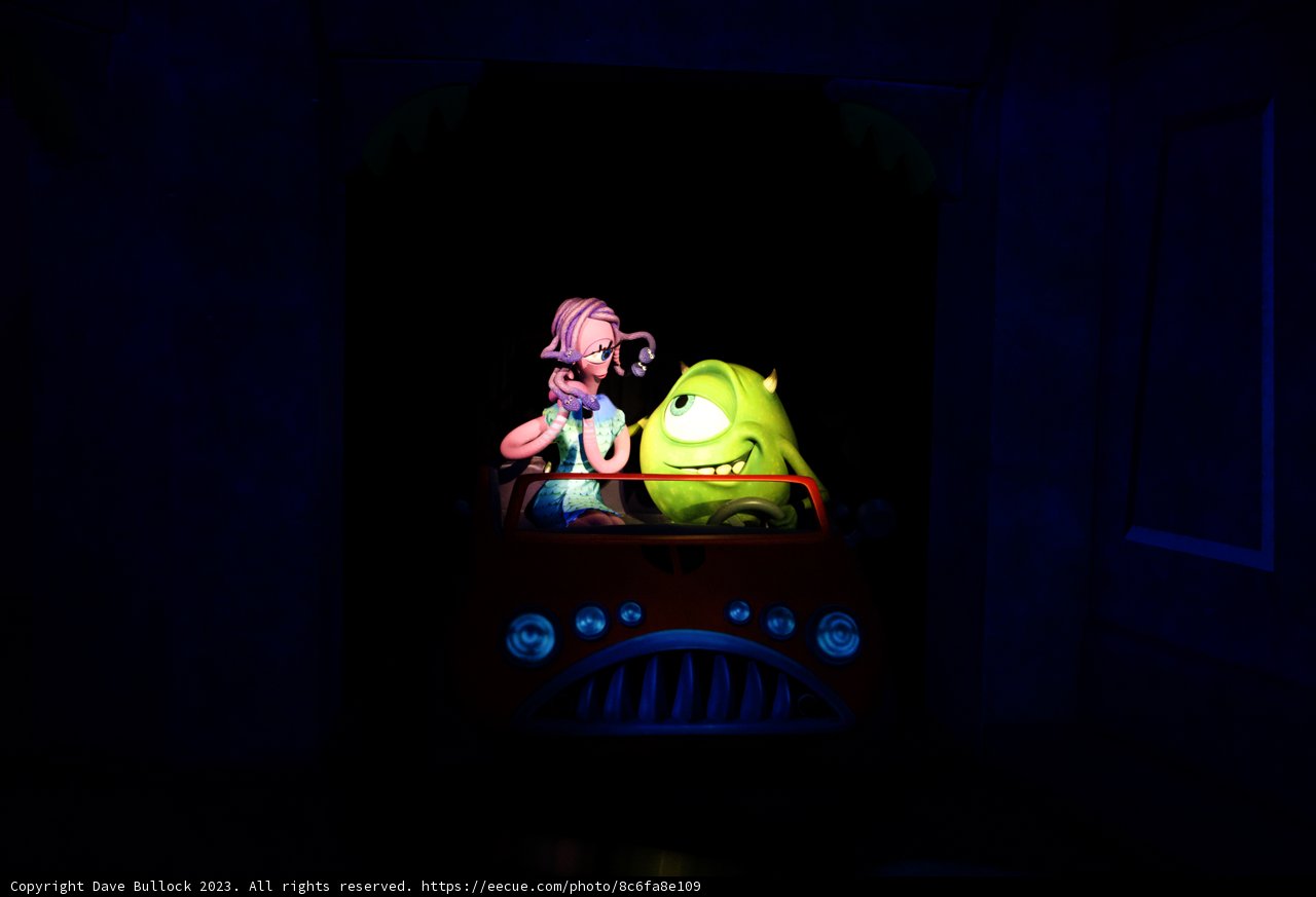 Chased by a Monster at Disneyland