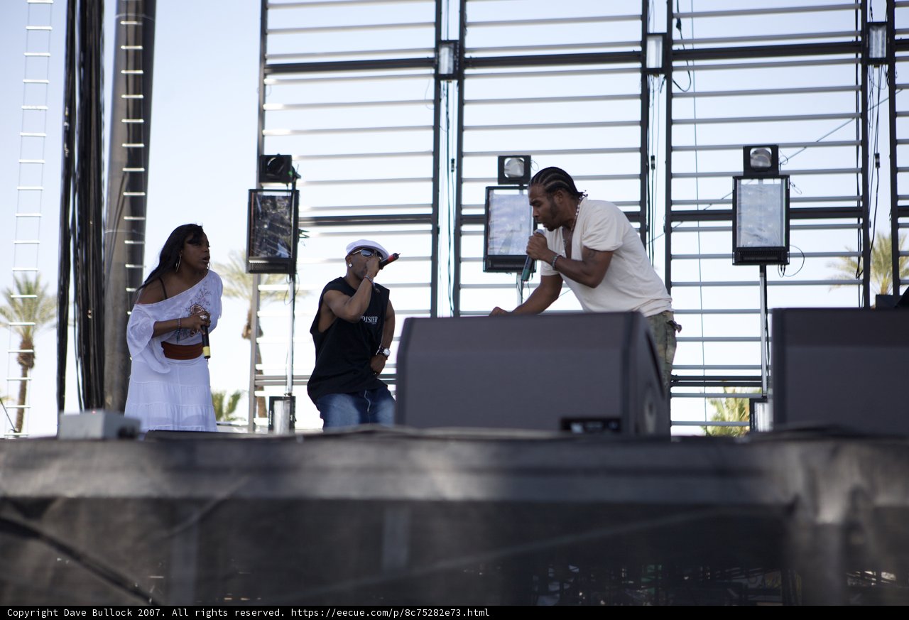 Stage Presentation with Three People