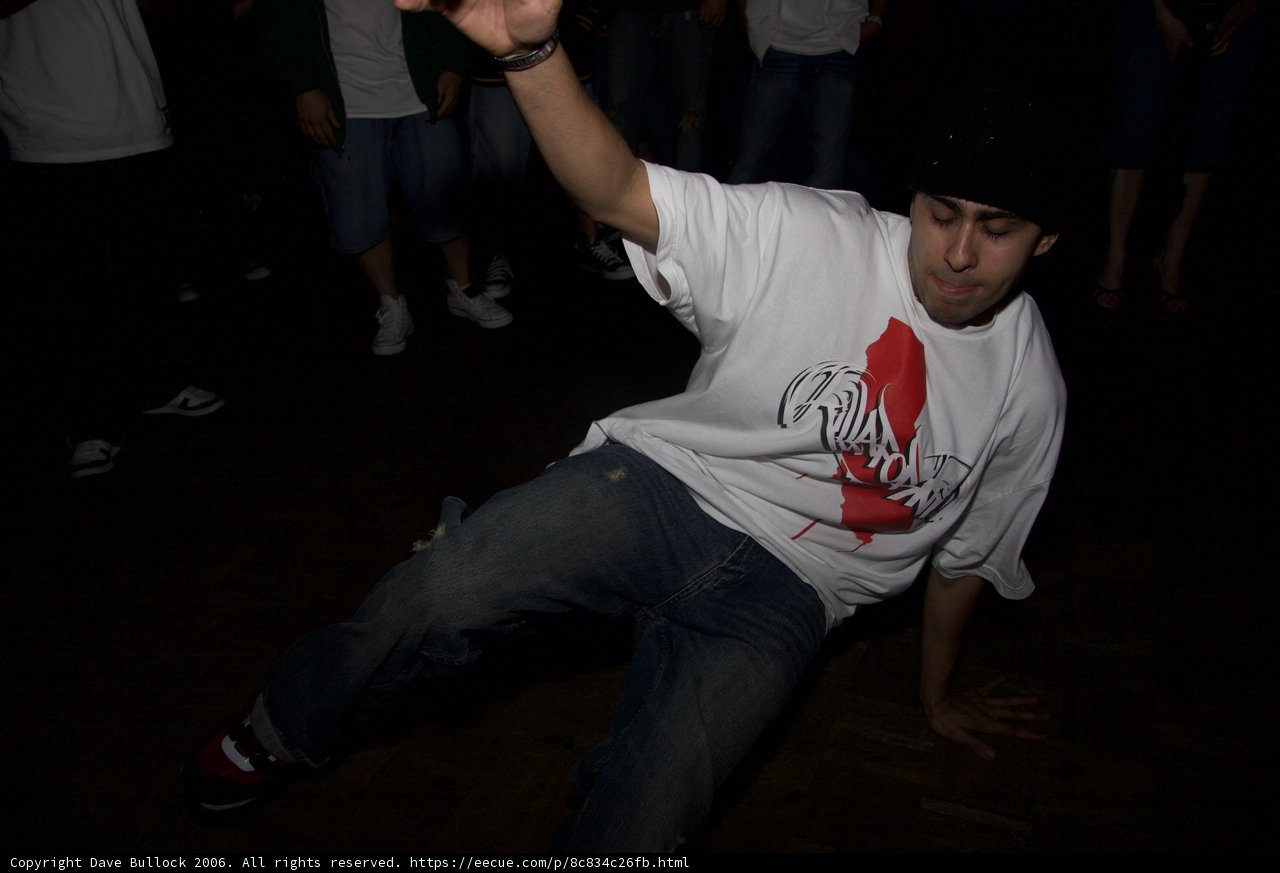 Breakdancing in White