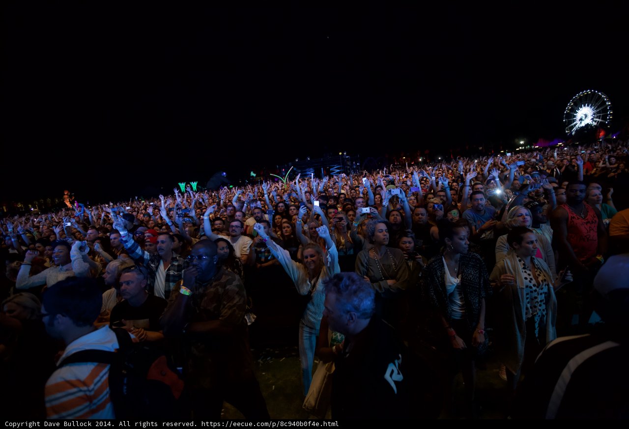 Concertgoers Reach for the Stars