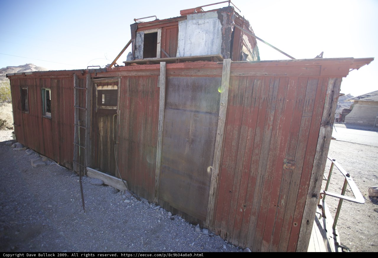 Red Hut with a Ladder