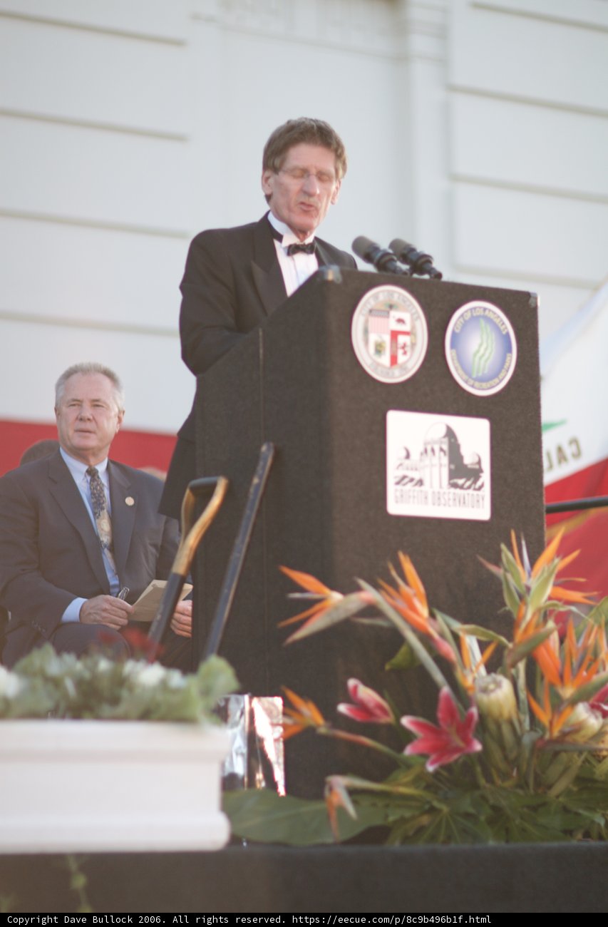 Keynote Speaker Addressing the Crowd