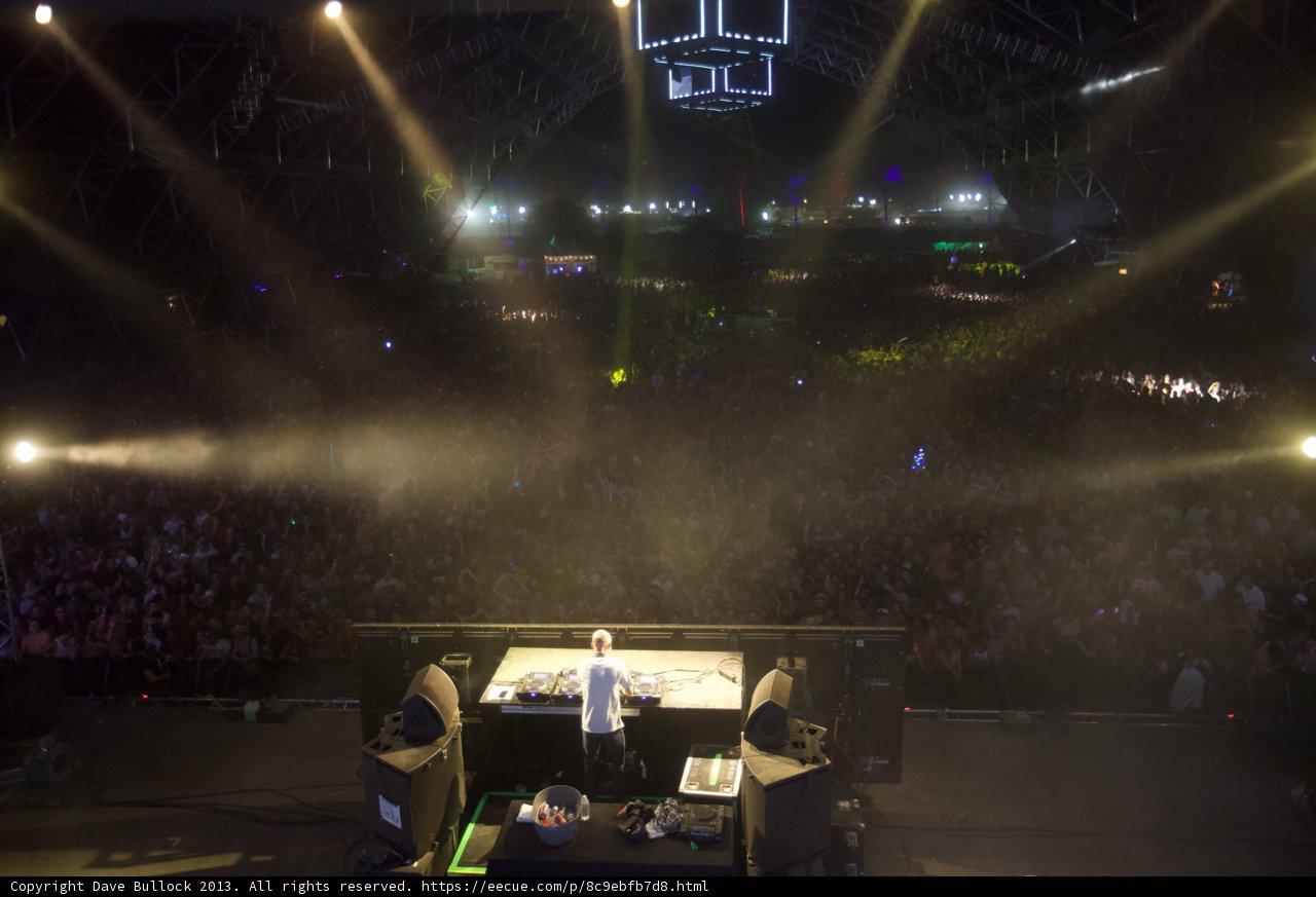 DJ Rocking the Crowd at Coachella 2013