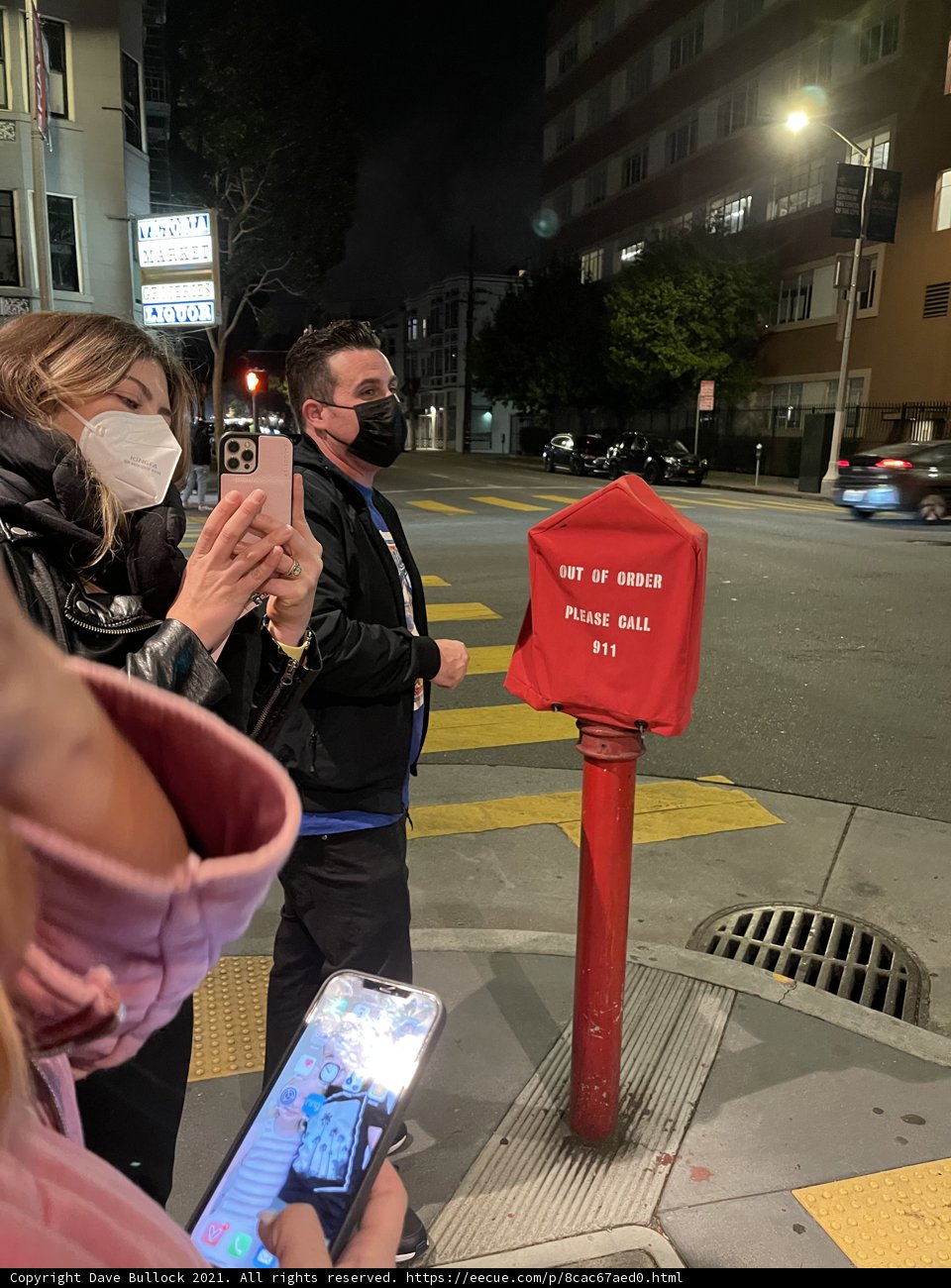 Street Photography at Night in San Francisco