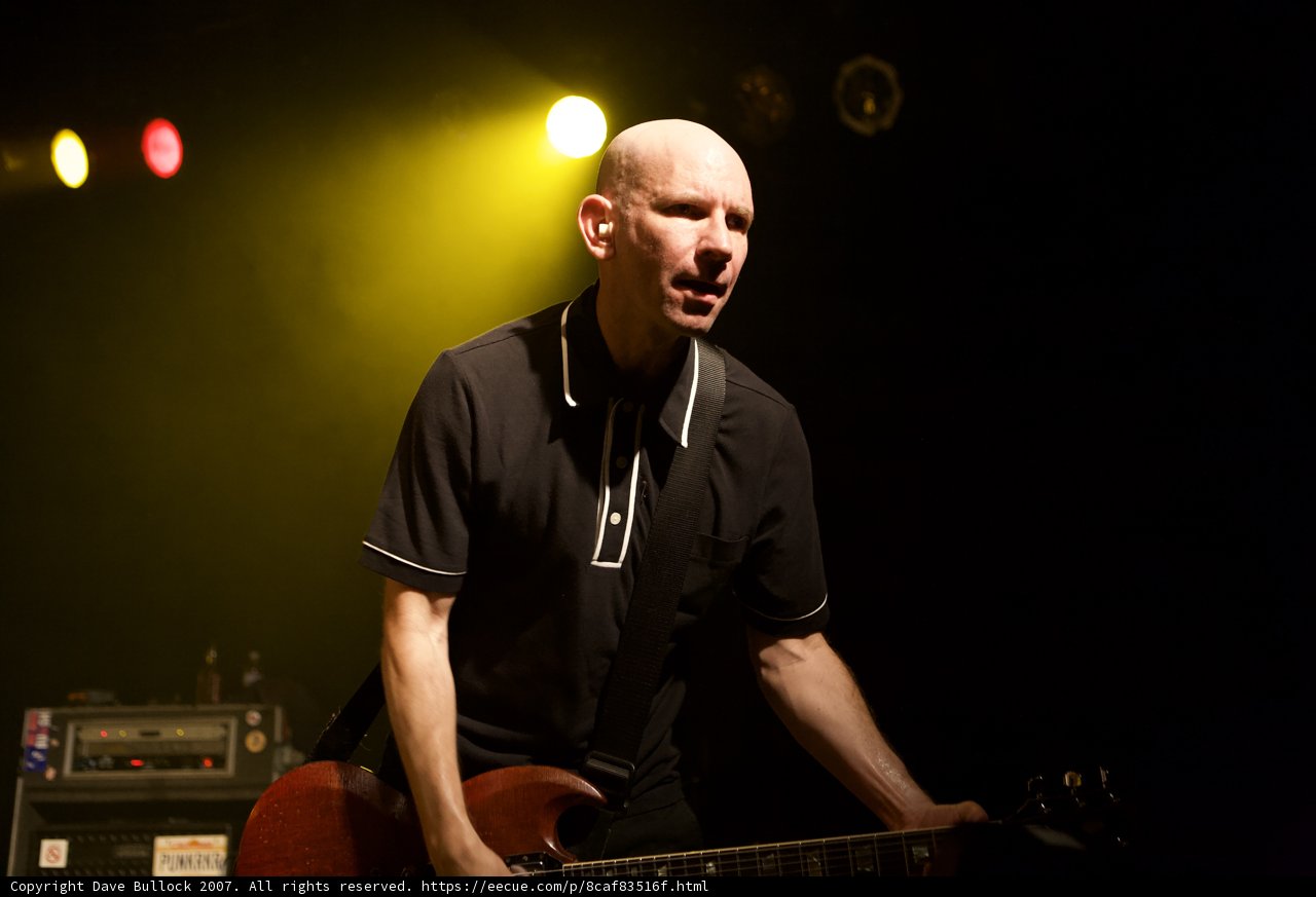 The Man in Black on His Electric Guitar