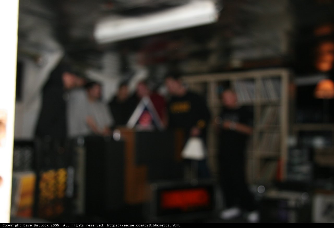 Blurry Group in a Game Room