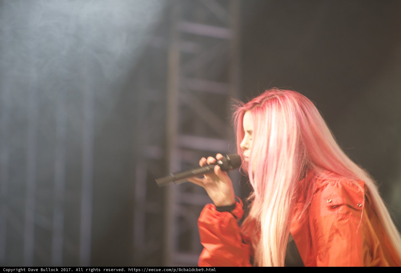 Pink-Haired Singer Takes Coachella Stage