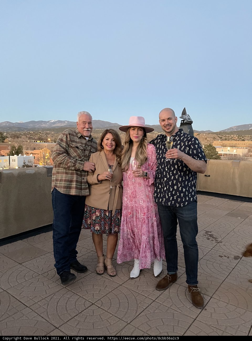 Family Portrait on a Rooftop