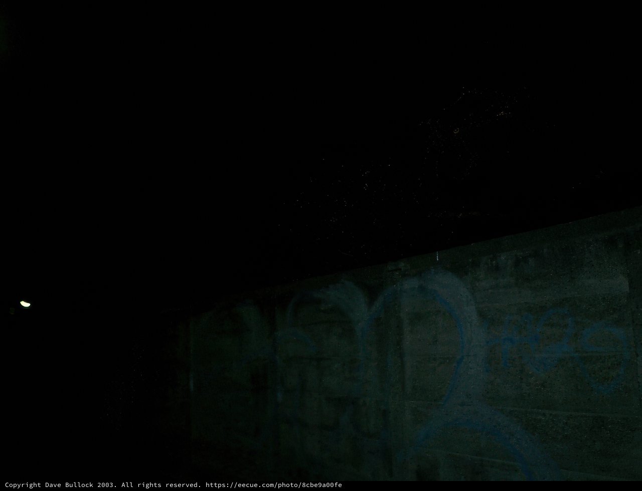 Graffiti Art in the Dark