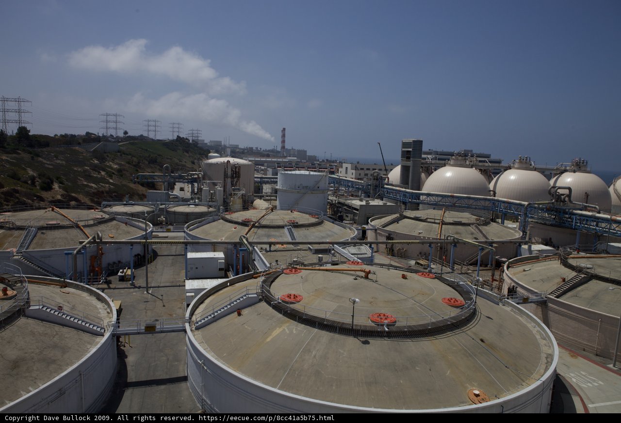 Towering Factory Tanks