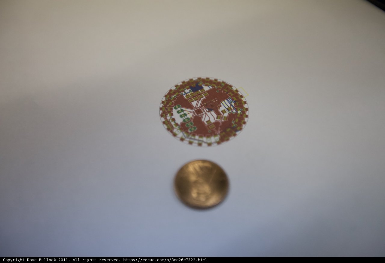 Shiny coin with a sticker emblem