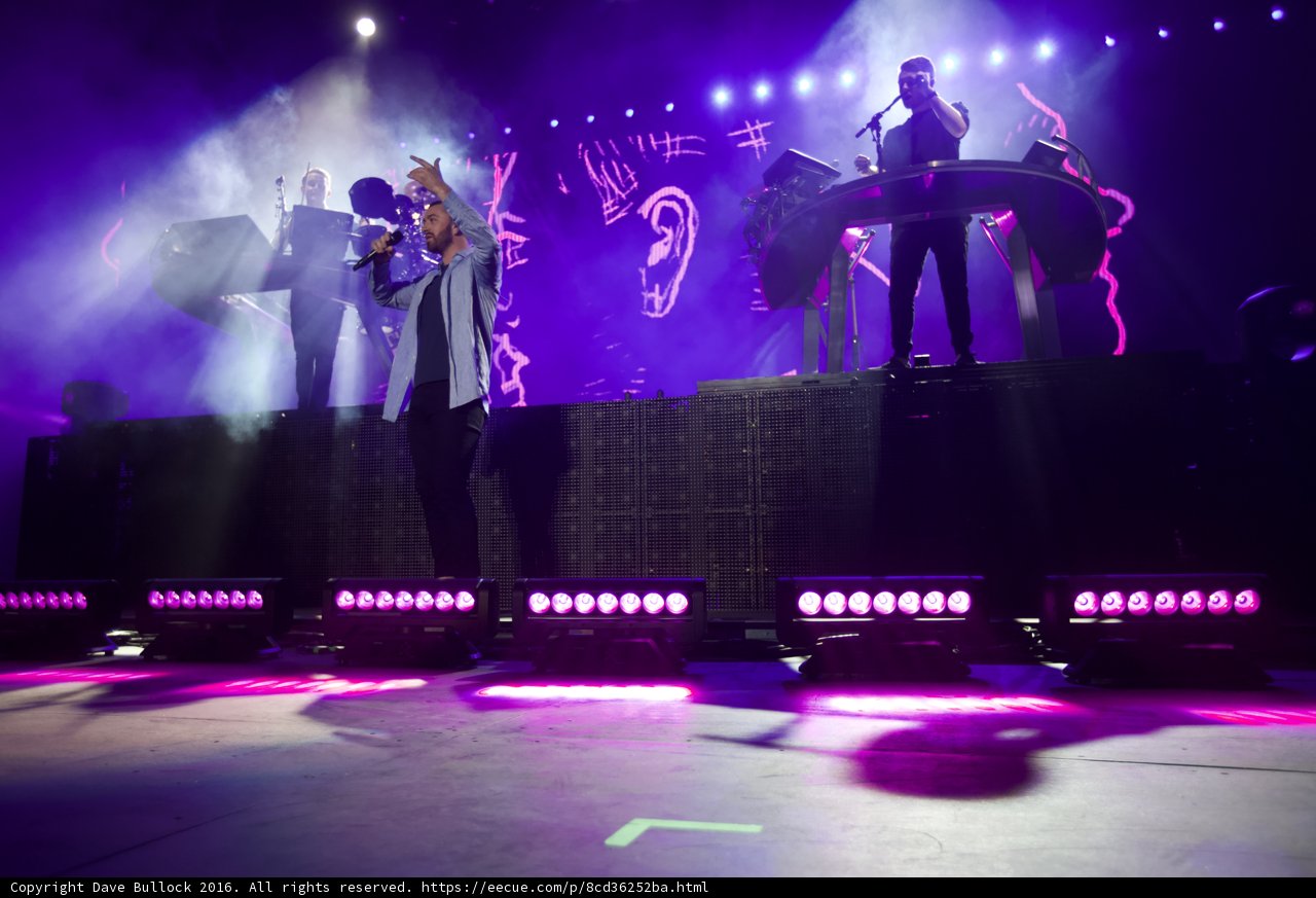 Sam Smith in Purple Spotlight
