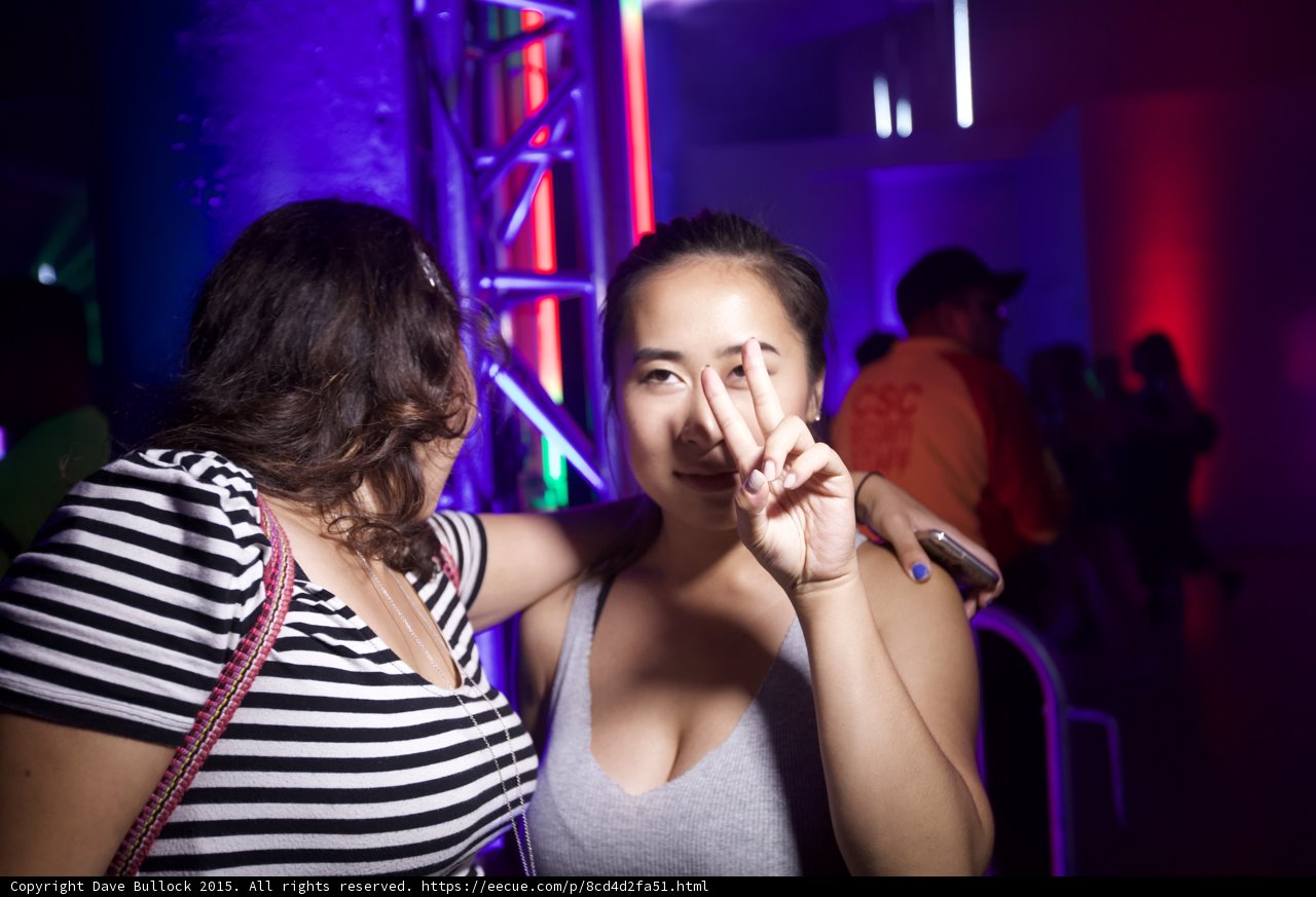 Peace Sign Portrait Friends