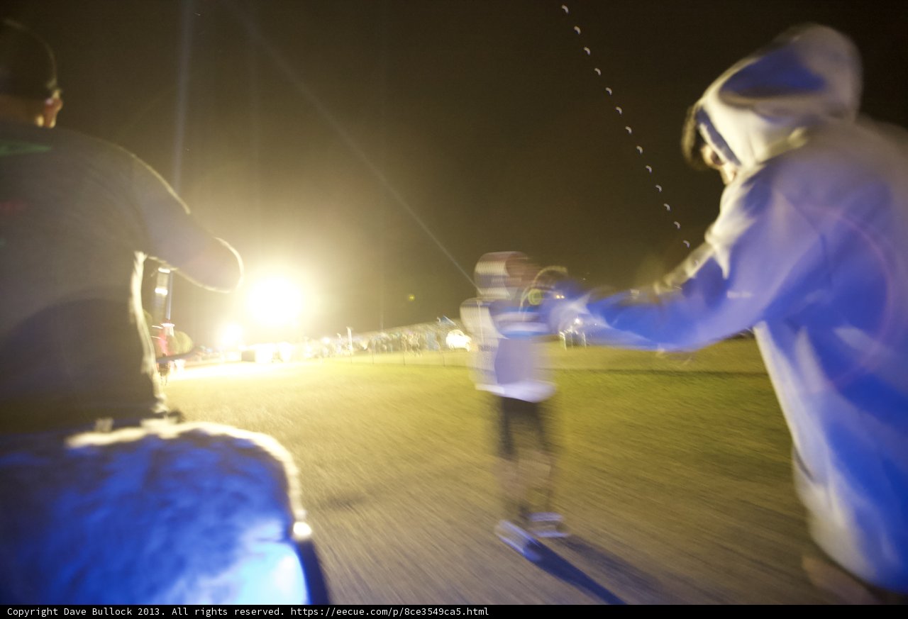 Skateboarding under the Night Sky