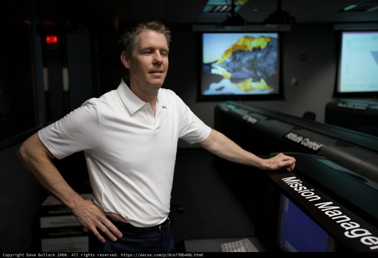 Man at Mission Control