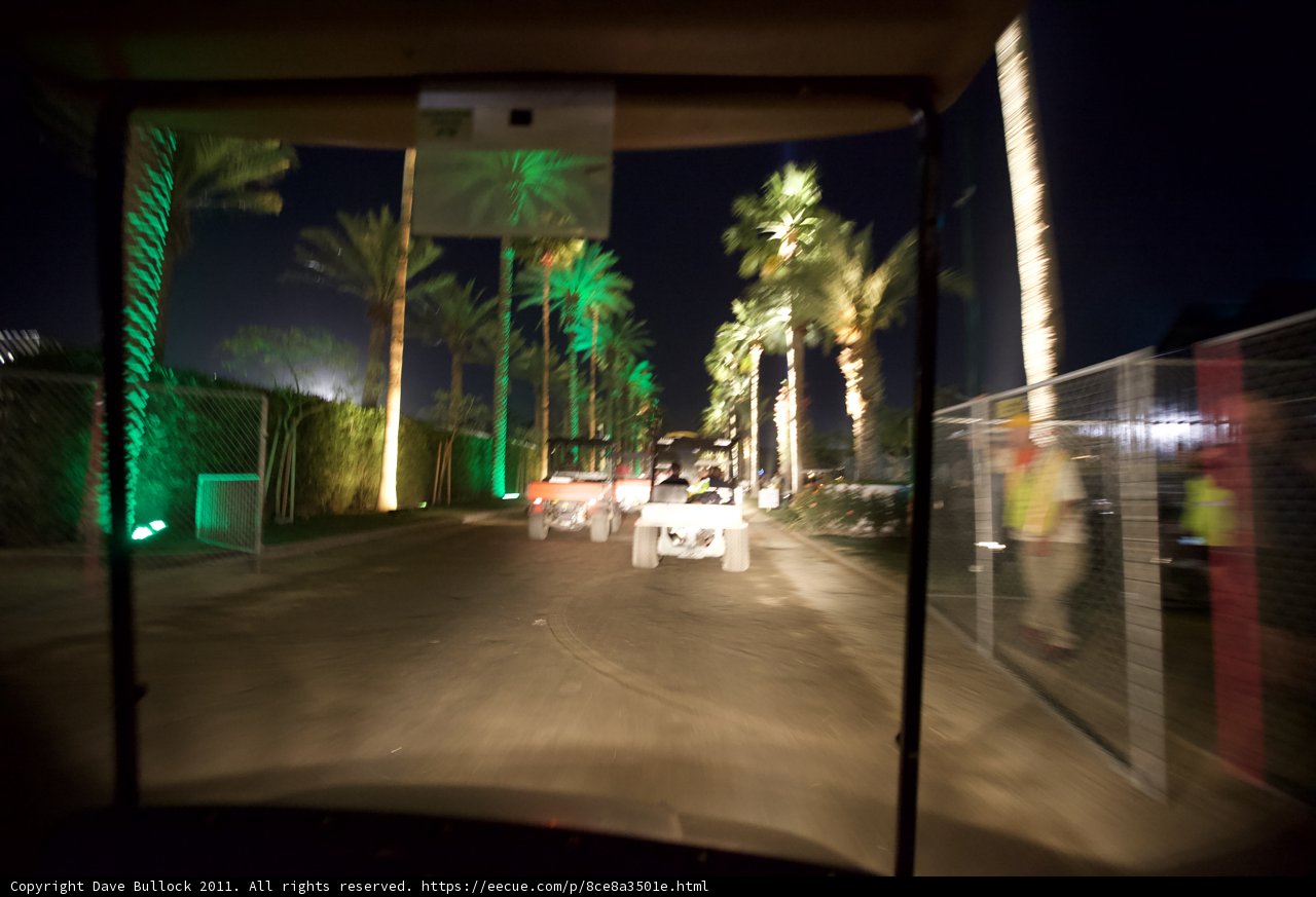 Nighttime Golf Cart Cruise