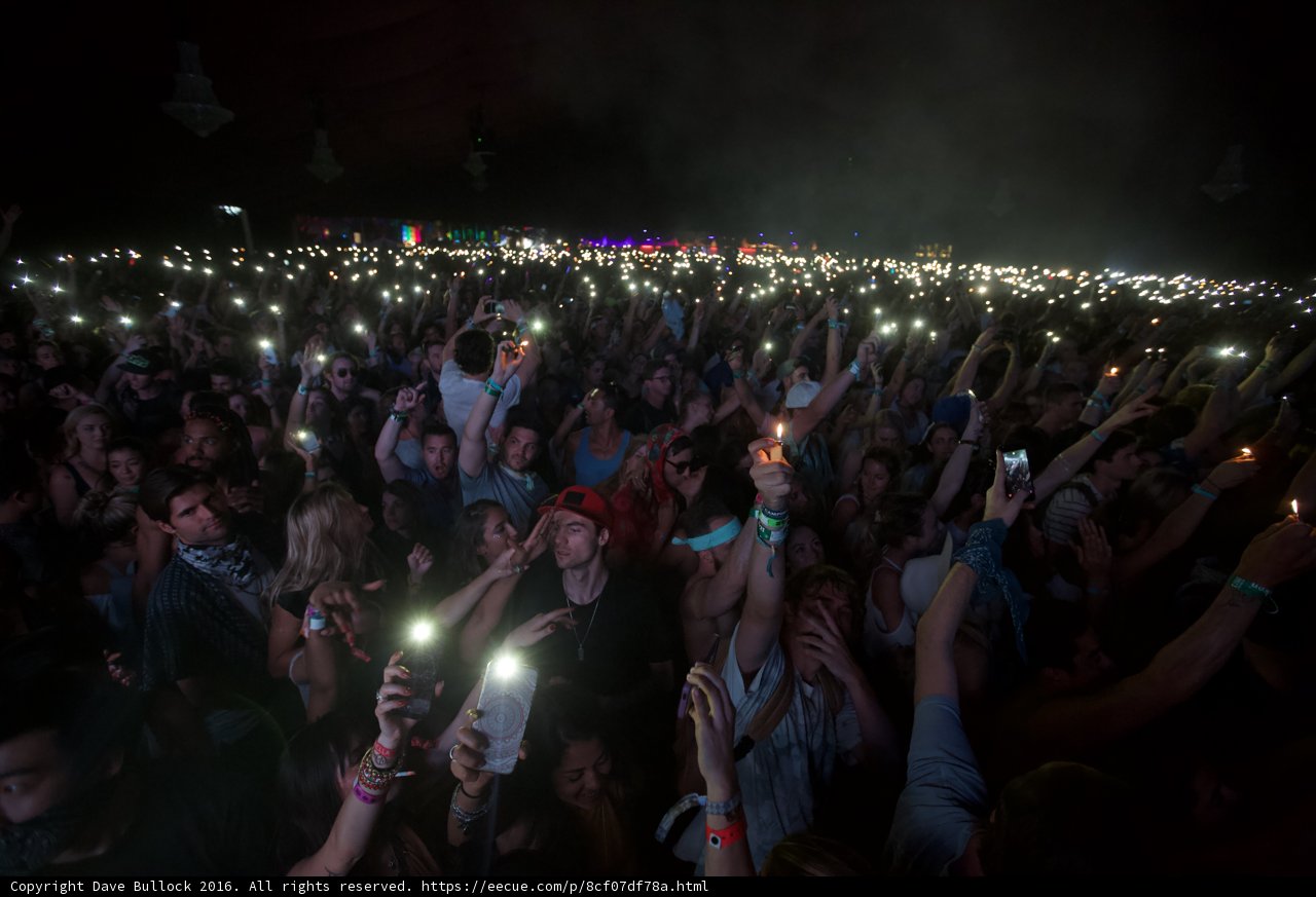 Phone Lights up the Night