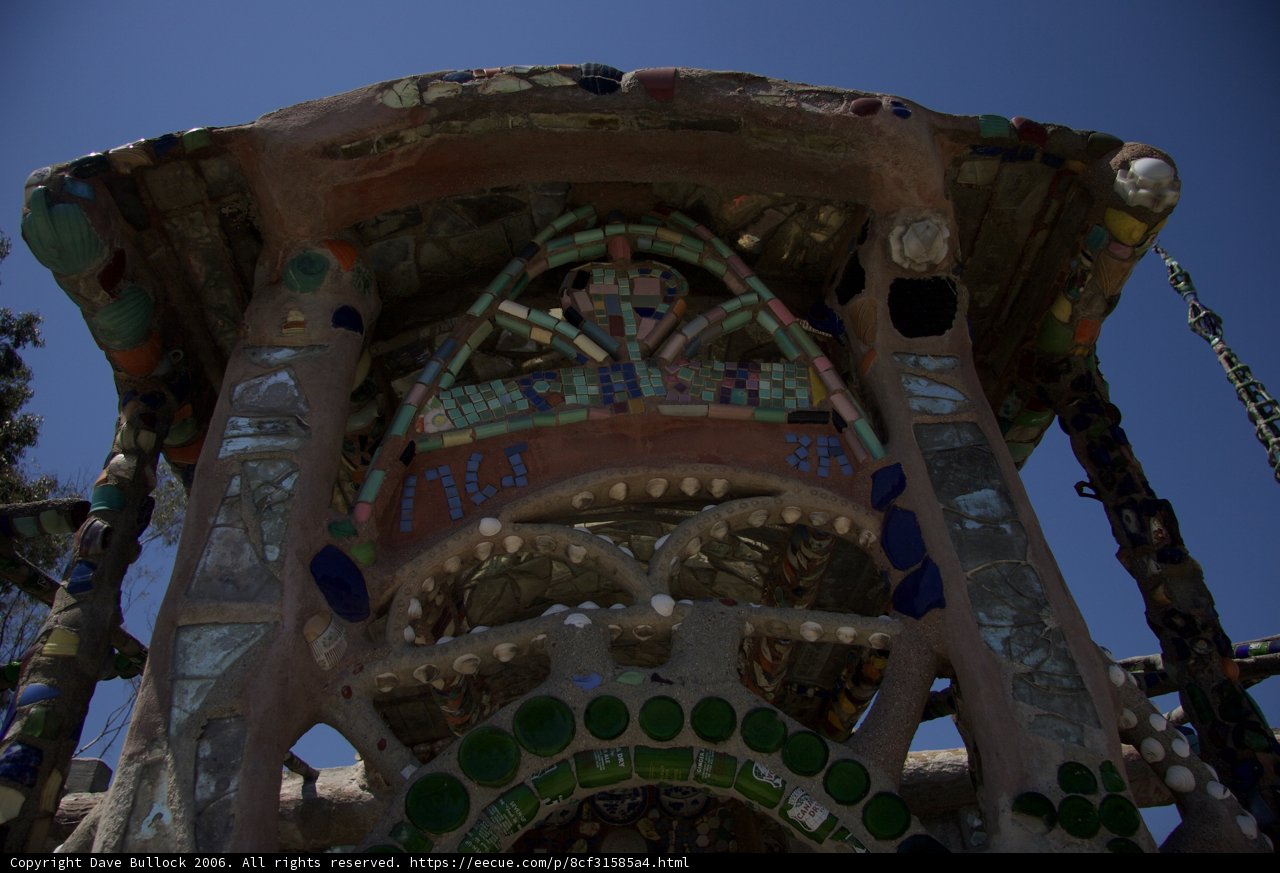Colorful Amusement Park Structure