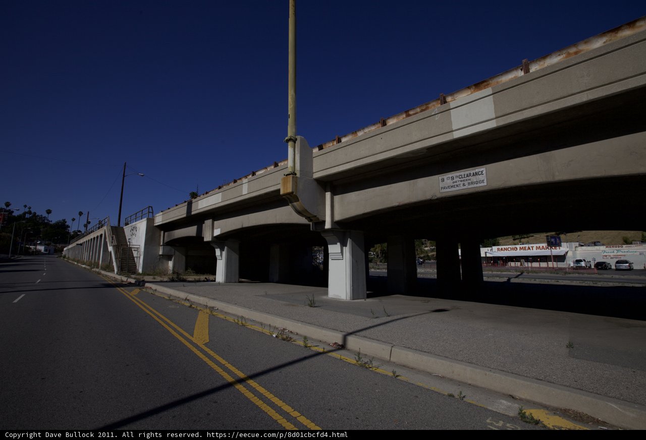 Freeway Underpass Under Construction