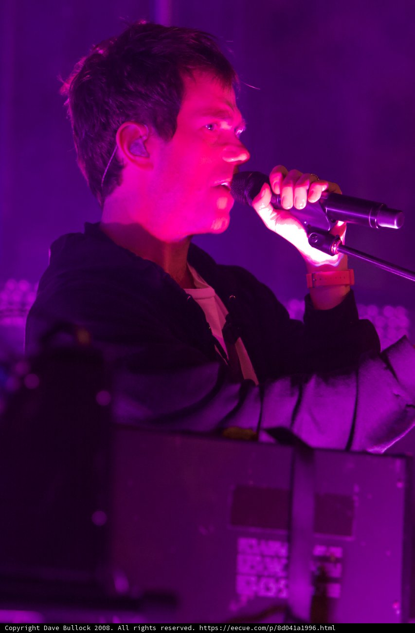 Electrifying Performance under Purple Lights