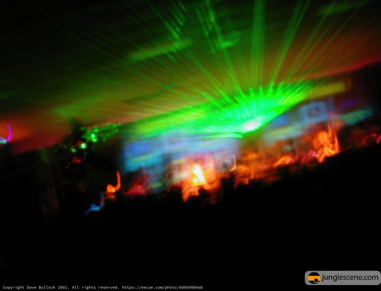 Laser Spectacle at Audiotistic 2002