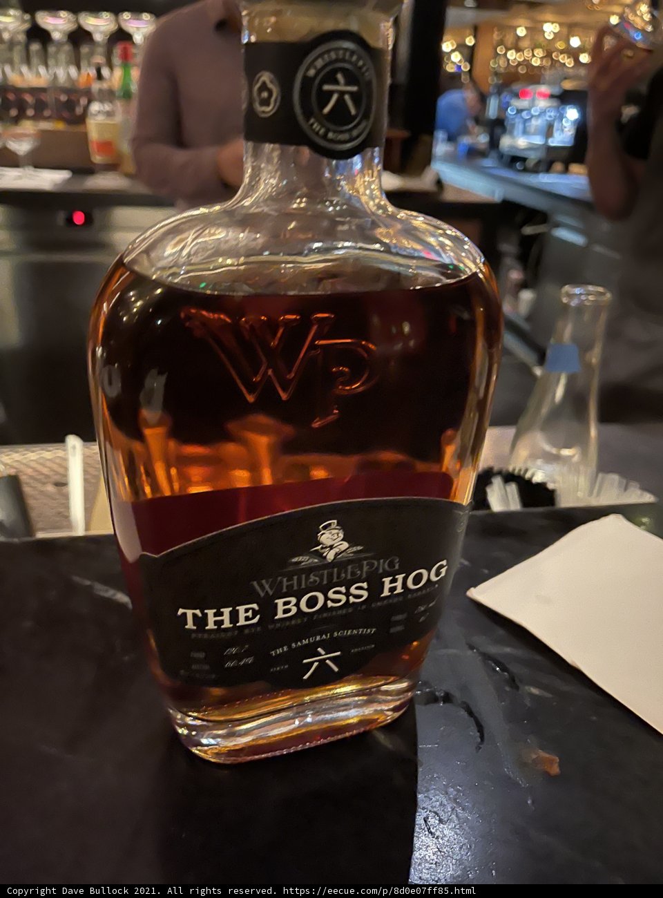 The Boss Hog Bourbon Whiskey Takes Over the Bar