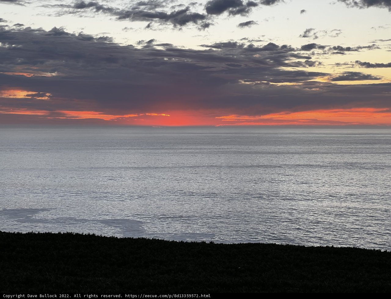 Serene Sunset over the Horizon