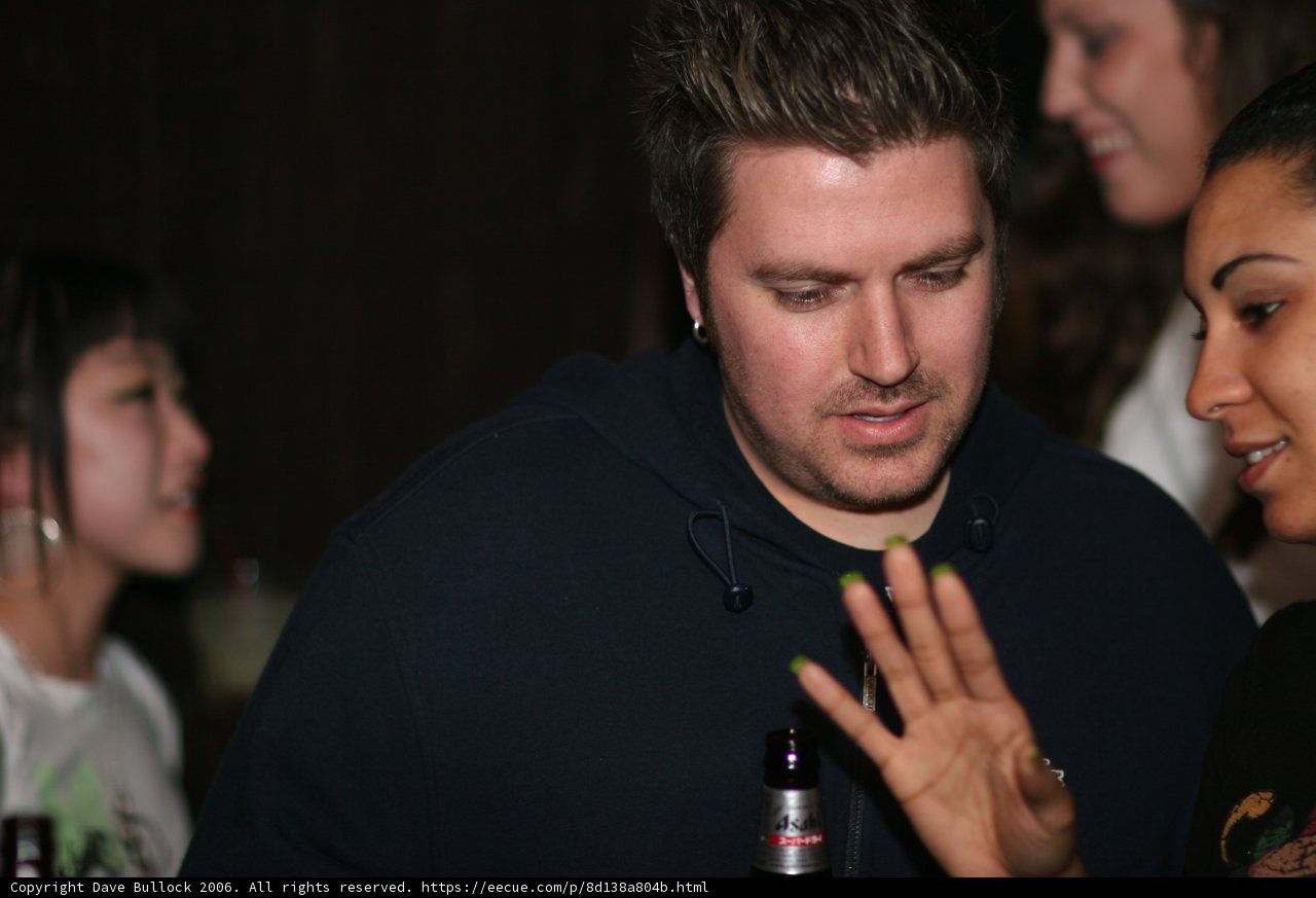 Black Hoodie Man at the Pub