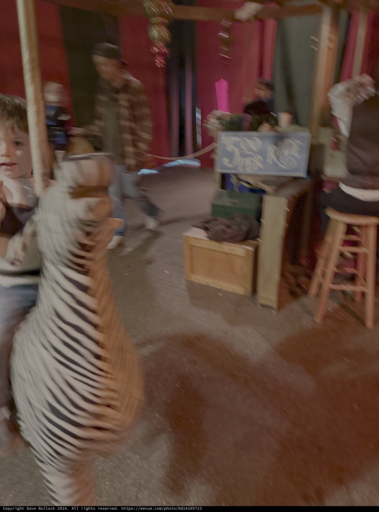 Motion Blur Captures Child's Energetic Indoor Play