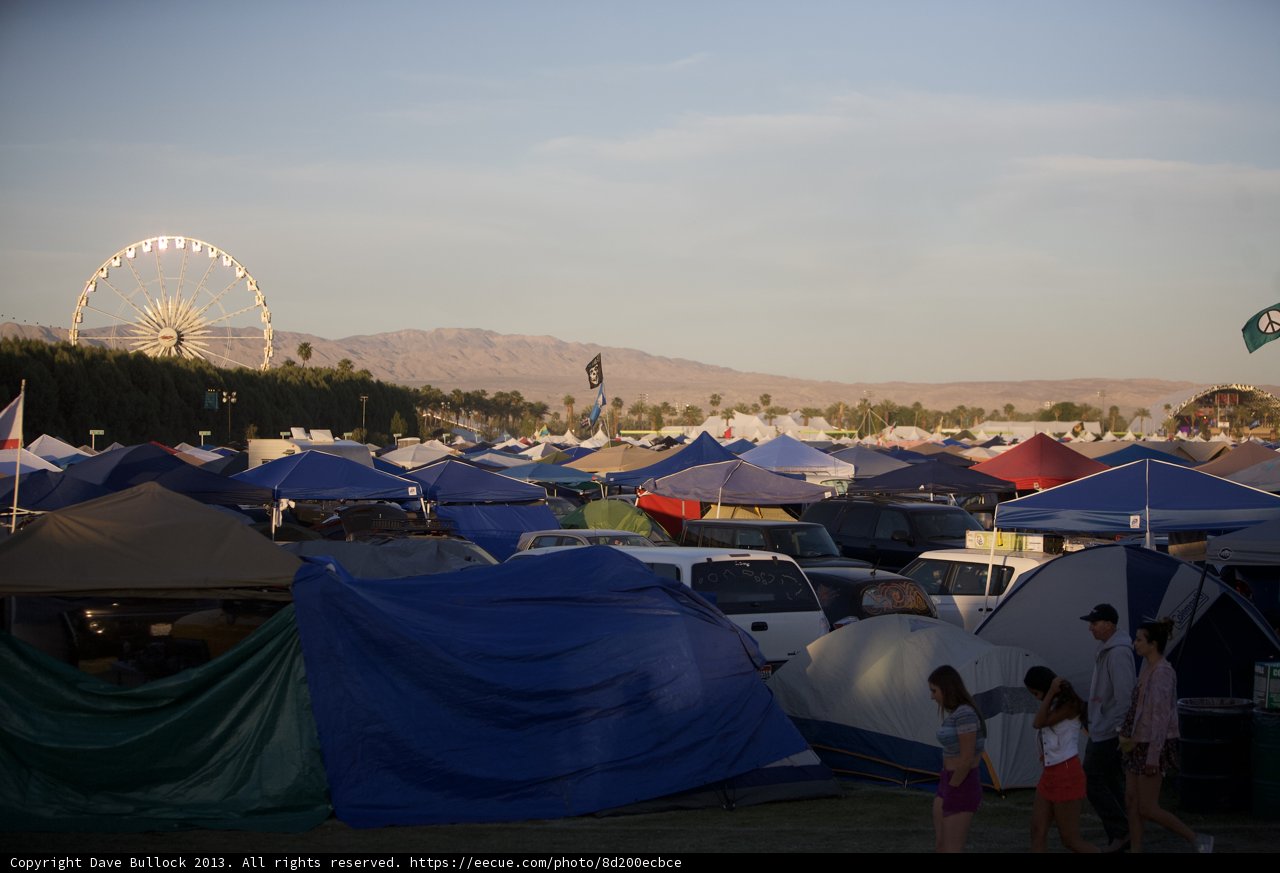 Exploring Coachella's Tent City
